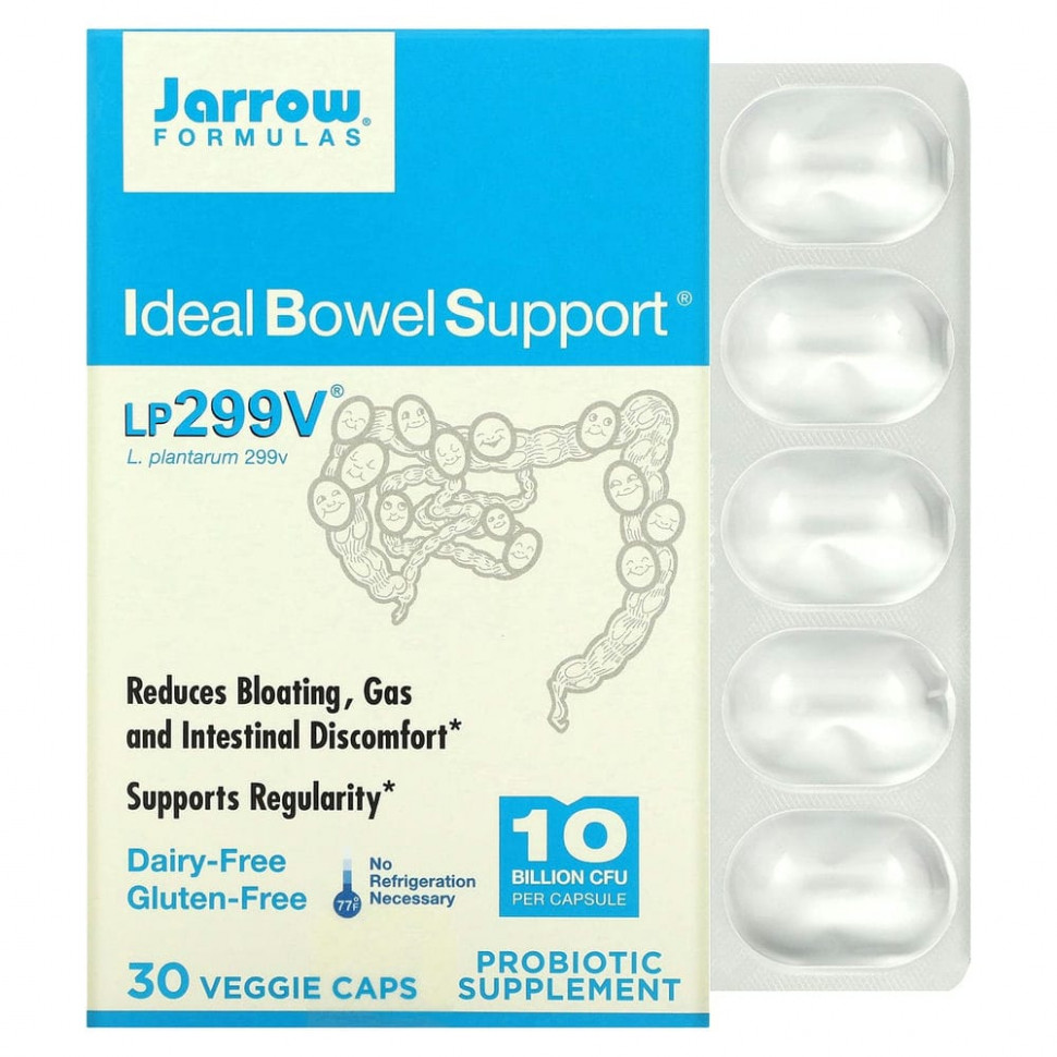   Jarrow Formulas, Ideal Bowel Support, 299v, 10  , 30      -     -,    