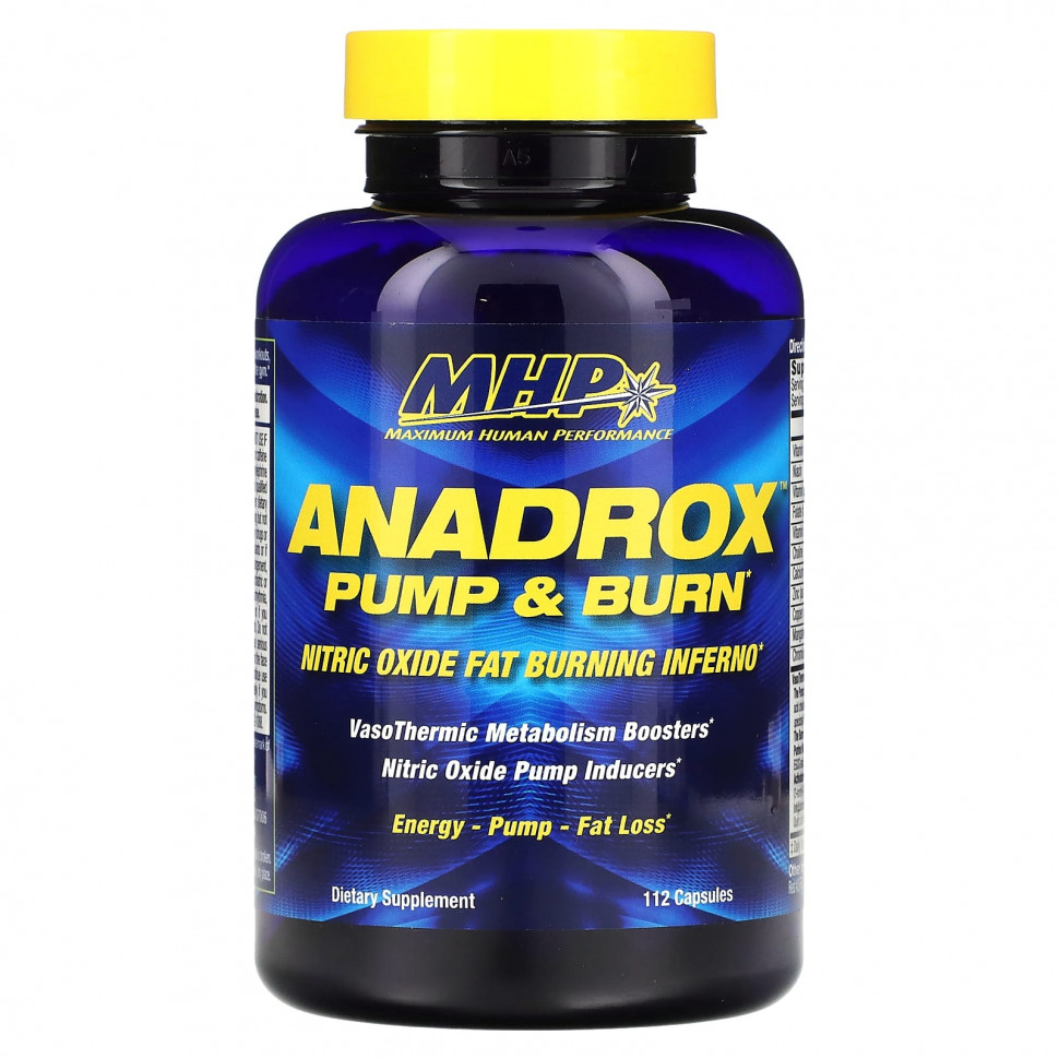   MHP, Anadrox Pump & Burn, 112     -     -,    