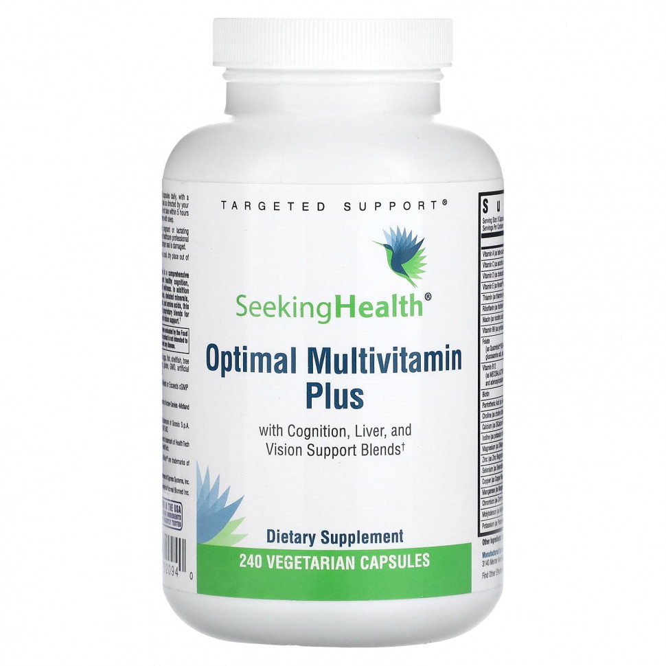   Seeking Health, Optimal Multivitamin Plus, 240      -     -,    