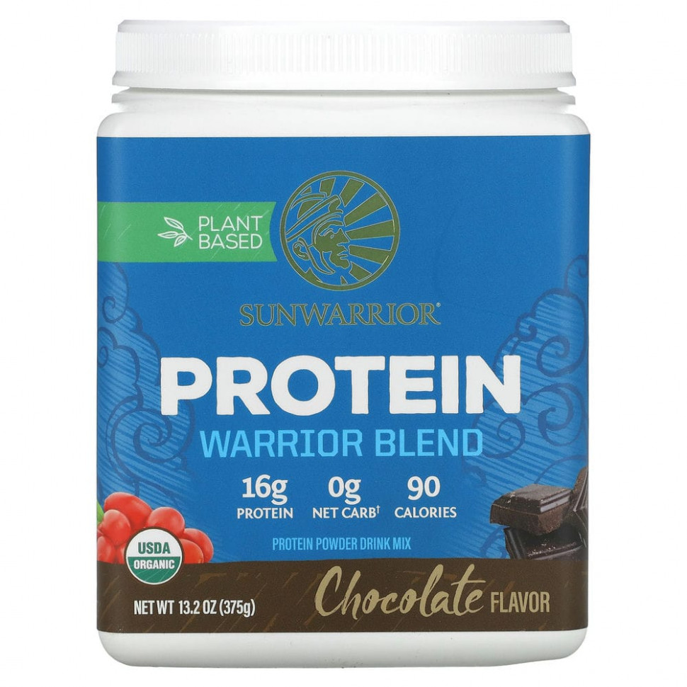   Sunwarrior, Warrior Blend Protein,  , 375  (13,2 )    -     -,    