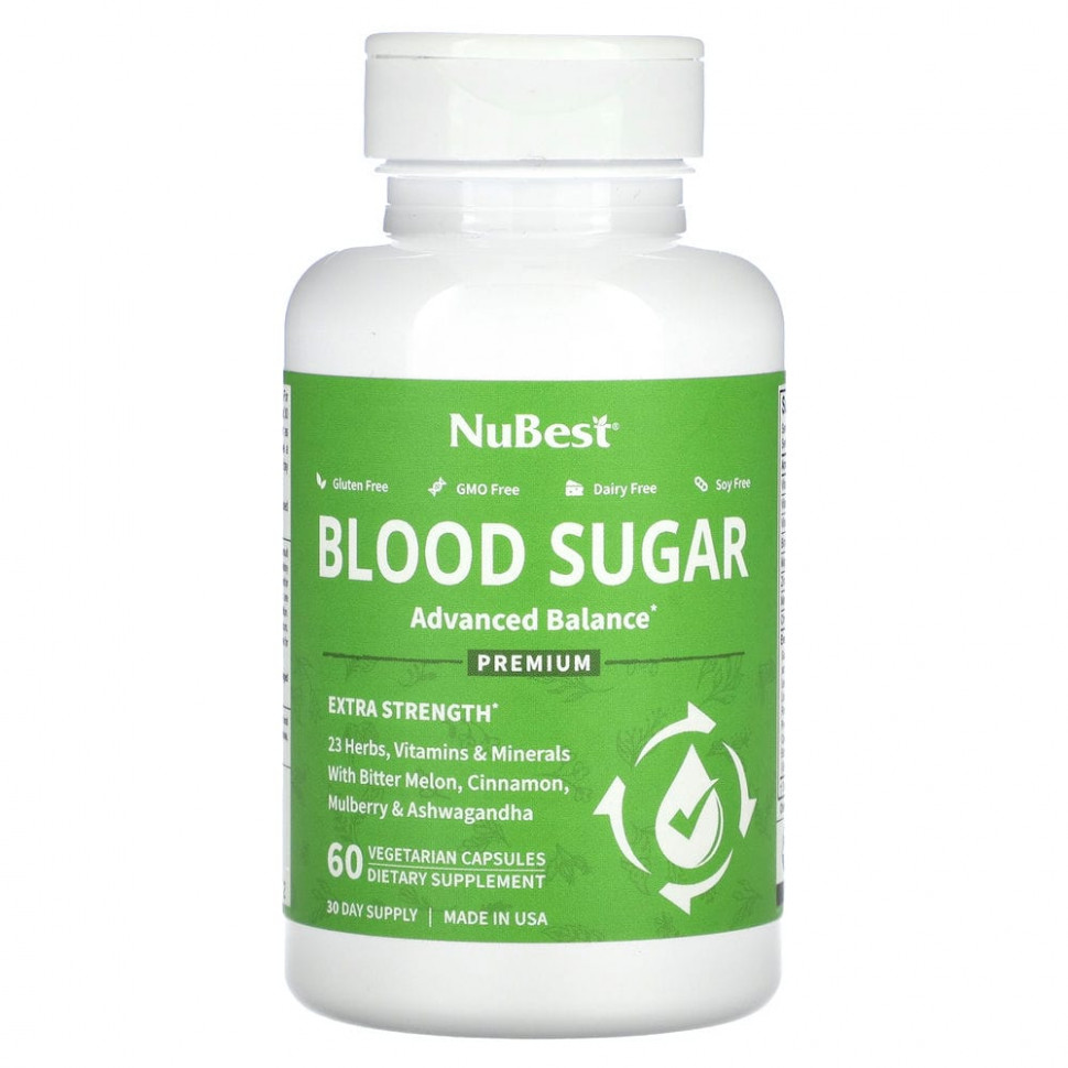   NuBest, Blood Sugar, Extra Strength, 60      -     -,    