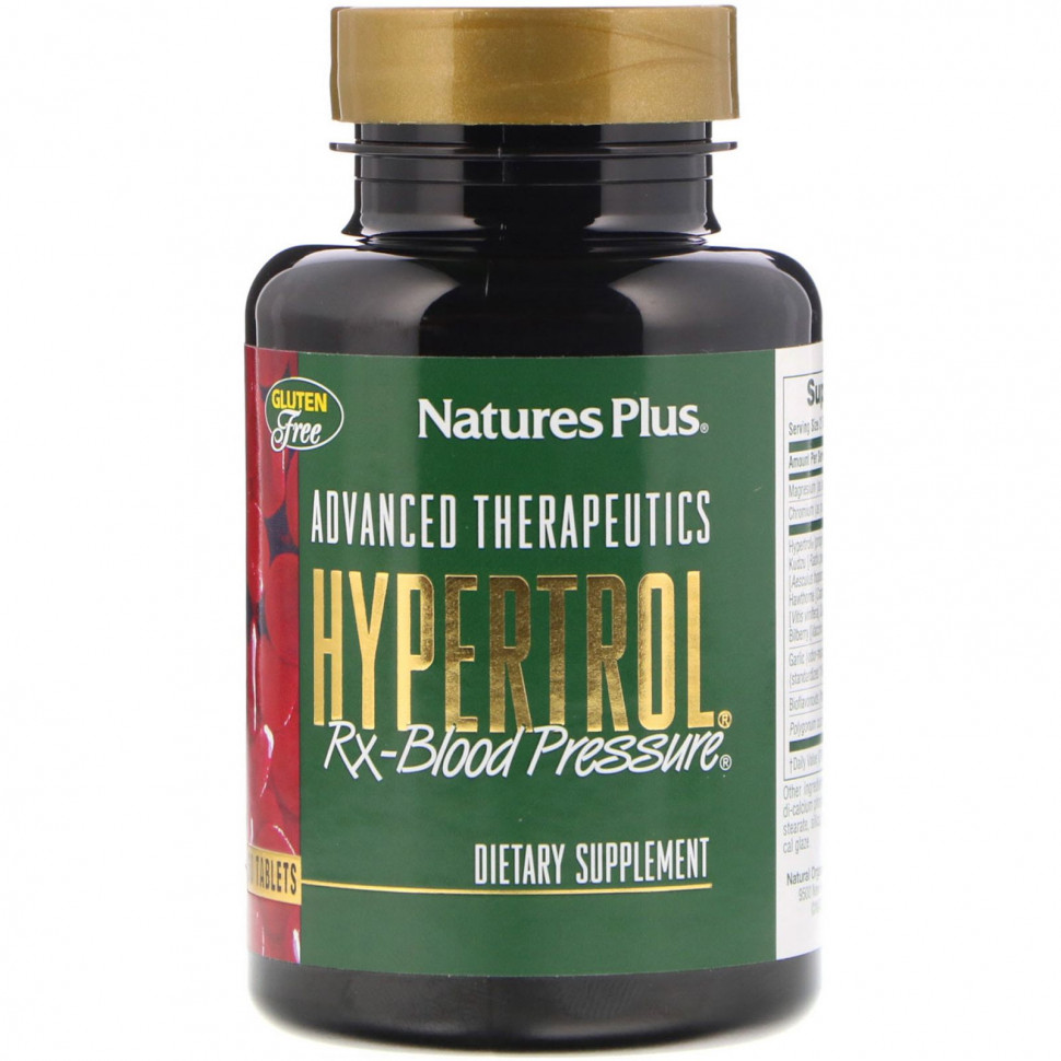   NaturesPlus, Advanced Therapeutics Hypertrol   , 60     -     -,    