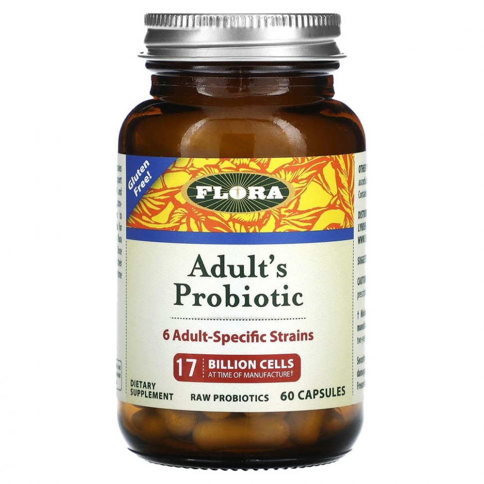   Flora, Udo's Choice, Adult's Probiotic, 60     -     -,    