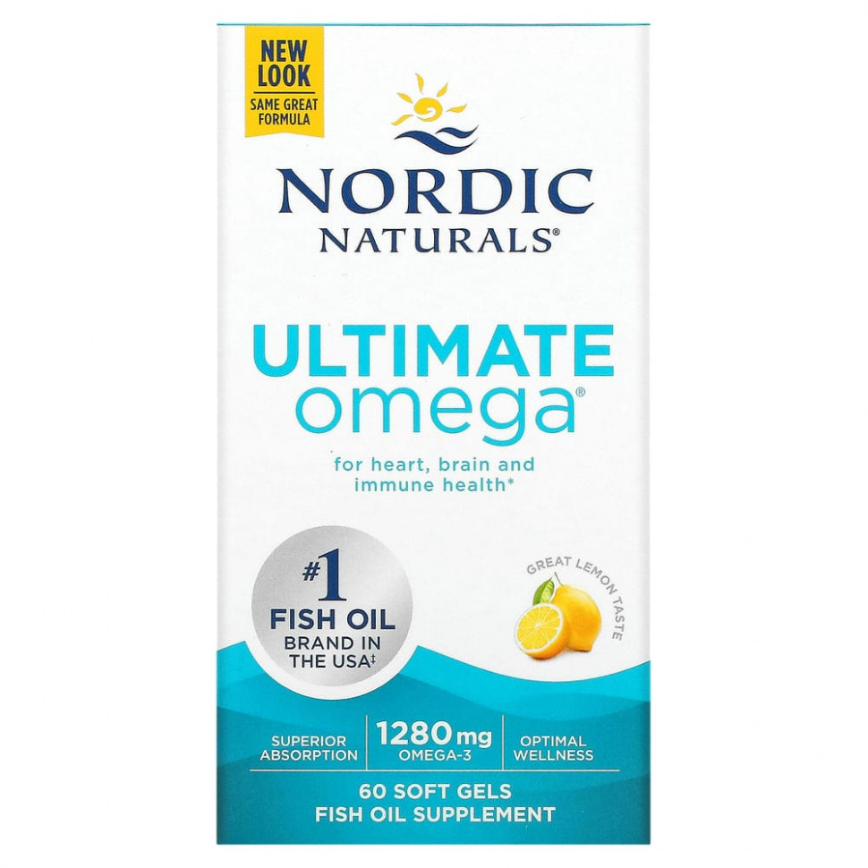   Nordic Naturals, Ultimate Omega,   , 640 , 60     -     -,    