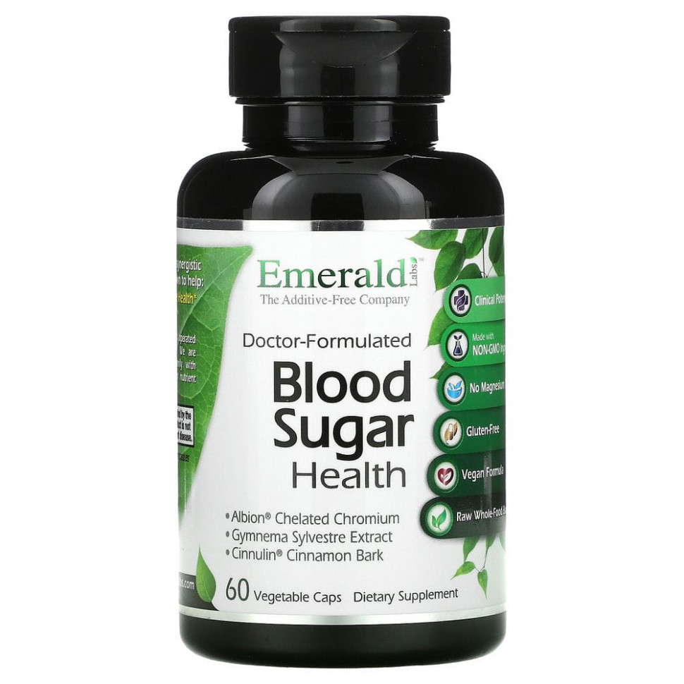   Emerald Laboratories, Blood Sugar Health, 60      -     -,    