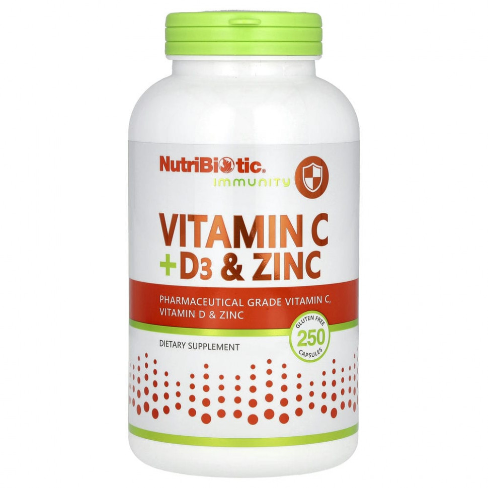   NutriBiotic, Immunity,  C + D3  , 250     -     -,    