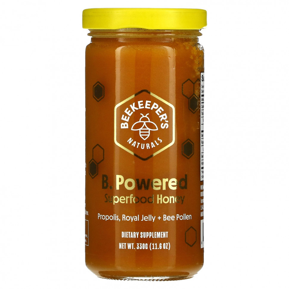   Beekeeper's Naturals, B. Powered,   , 330  (11,6 )    -     -,    