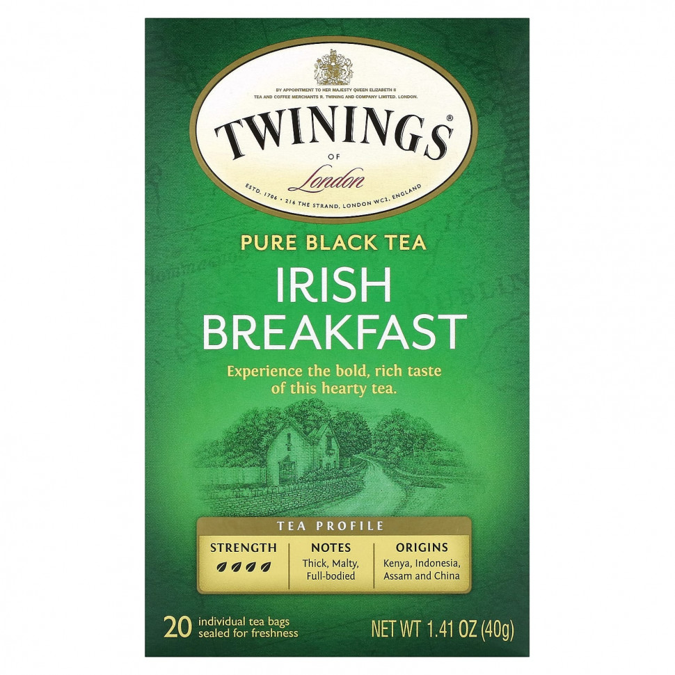   Twinings, Pure Black Tea,  , 20  , 40  (1,41 )    -     -,    