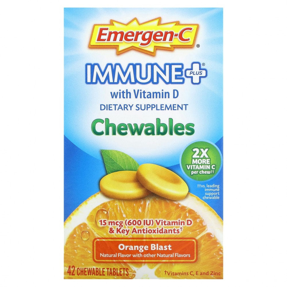   Emergen-C, Immune Plus,   D,  , 42      -     -,    