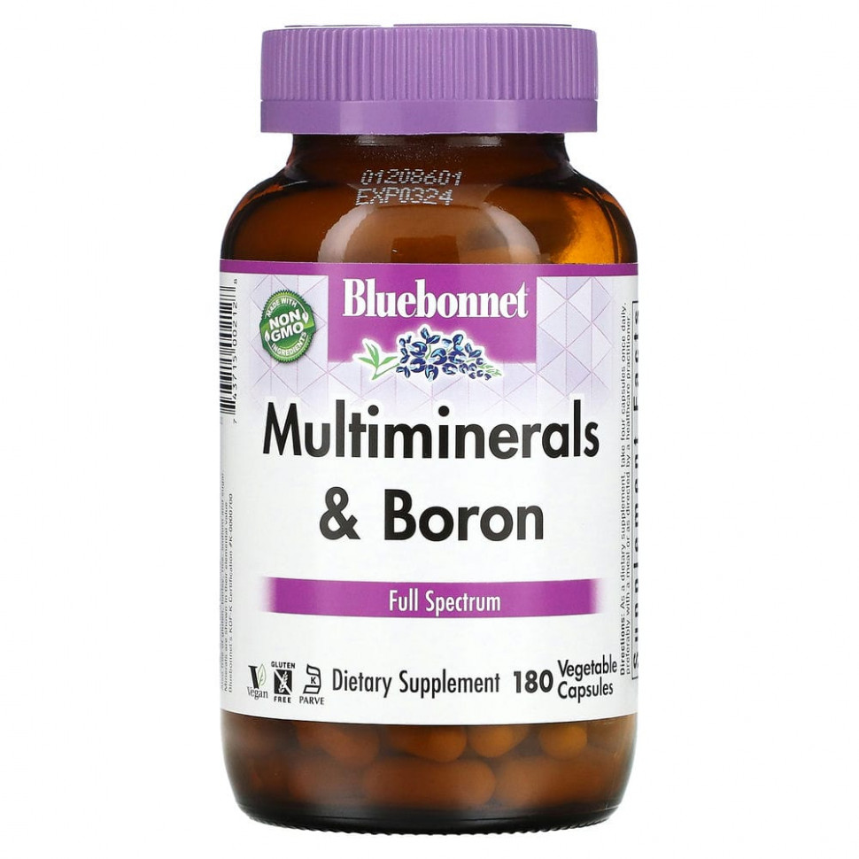   Bluebonnet Nutrition, Multiminerals,  , 180   Vcaps    -     -,    