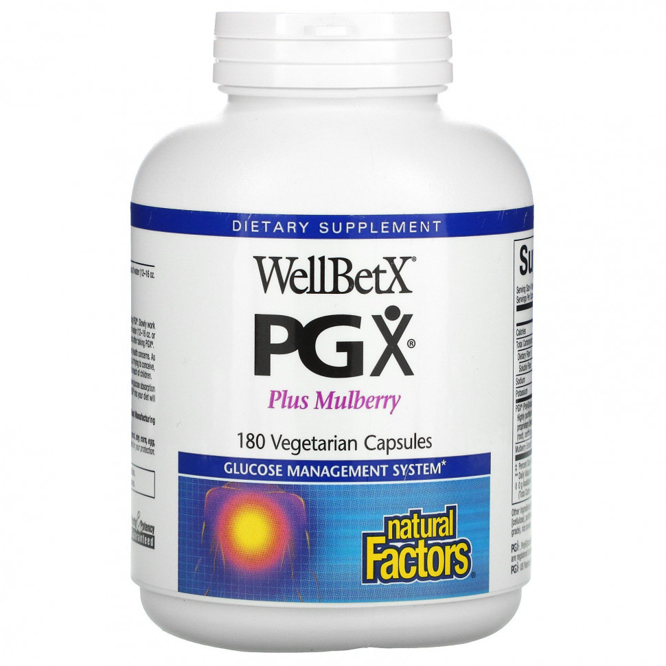   Natural Factors, WellBetX PGX,  , 180      -     -,    