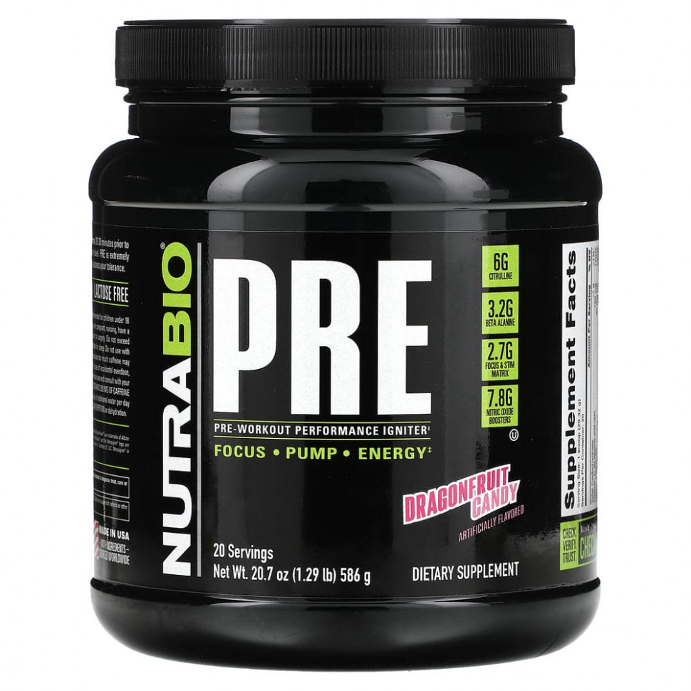   Nutrabio Labs, Pre-Workout Performance Igniter,    , 586  (1,29 )    -     -,    