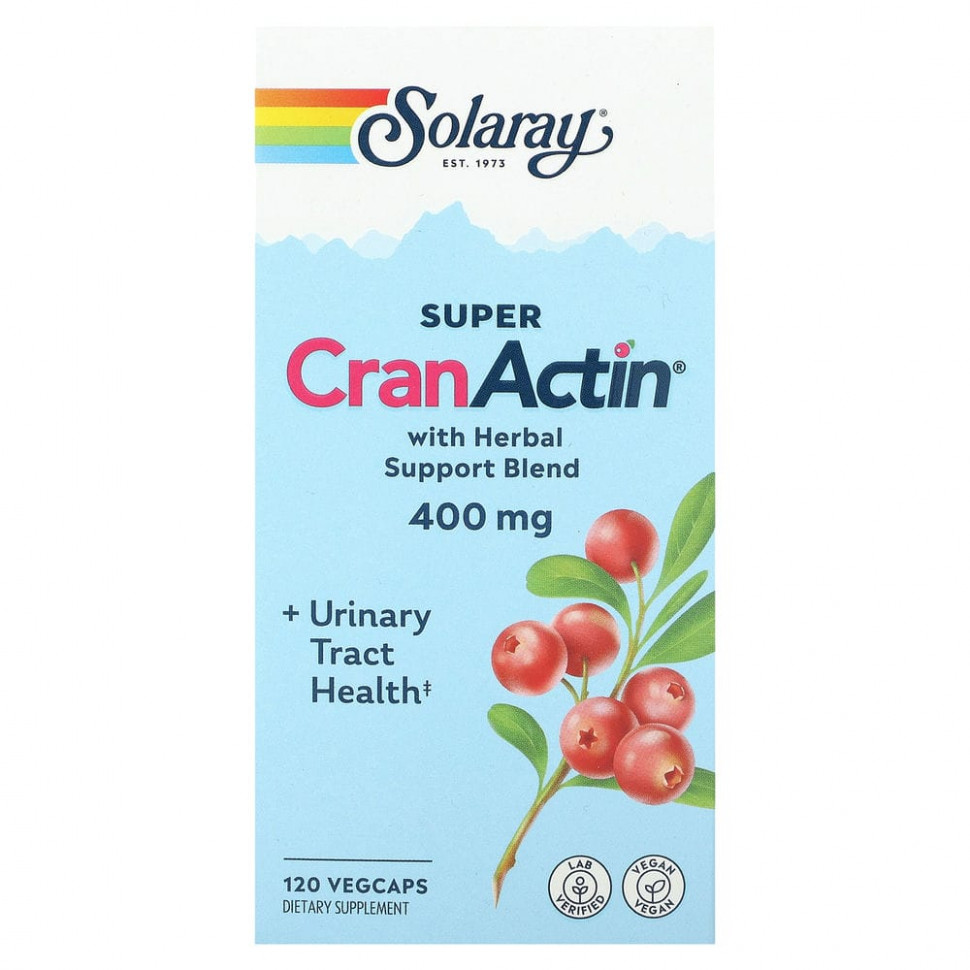   Solaray, Super CranActin   , 400 , 120      -     -,    