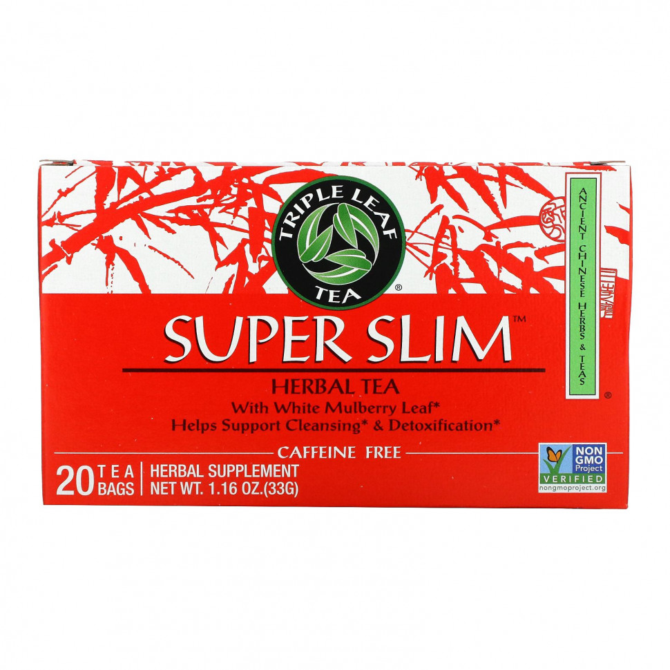   Triple Leaf Tea, Super Slim,  ,  , 20  , 33  (1,6 )    -     -,    