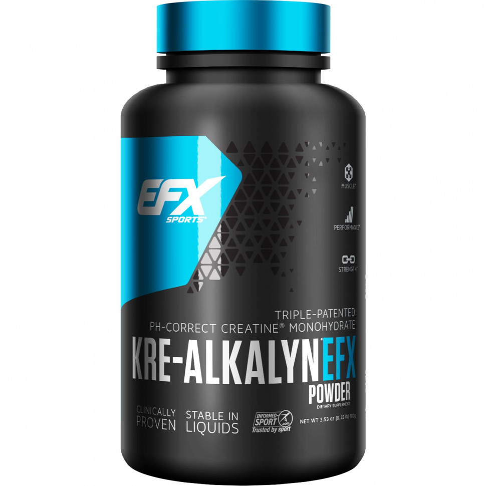   EFX Sports,  Kre-Alkalyn EFX,  , 100     -     -,    