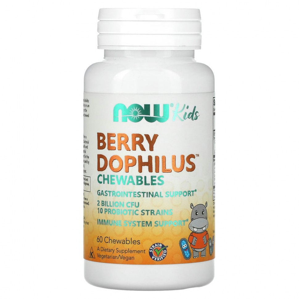   NOW Foods, Berry Dophilus, , 2 , 60      -     -,    