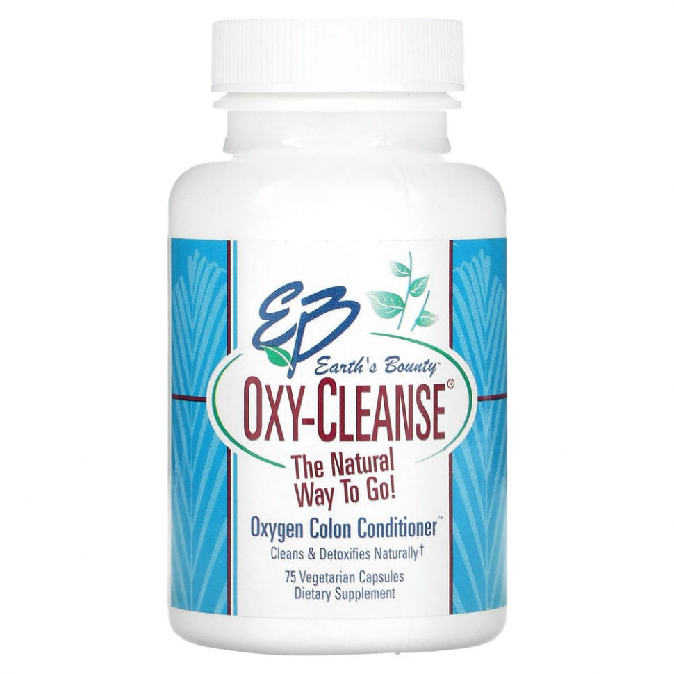   Earth's Bounty, Oxy-Cleanse,    , 75      -     -,    