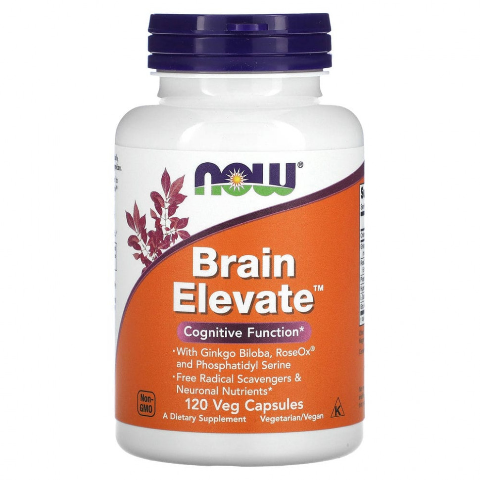   NOW Foods, Brain Elevate,   , 120      -     -,    