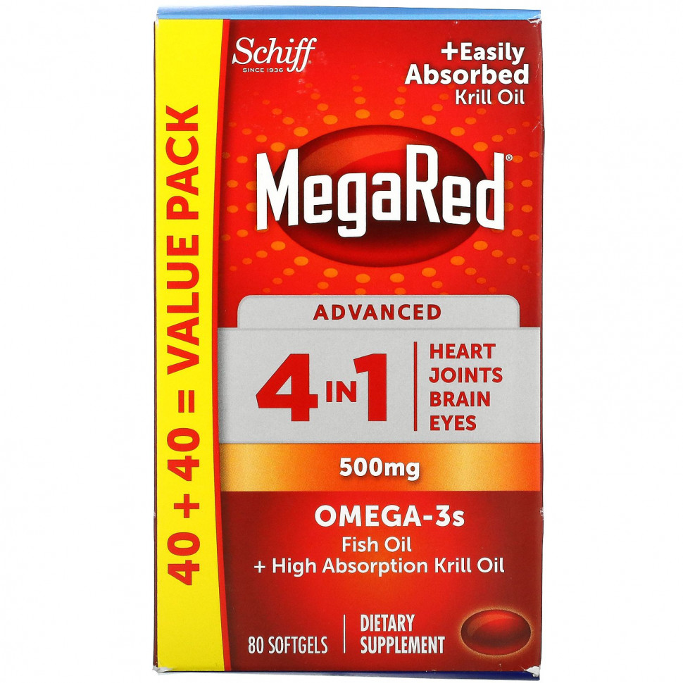   Schiff, MegaRed,   4  1, 500 , 80      -     -,    