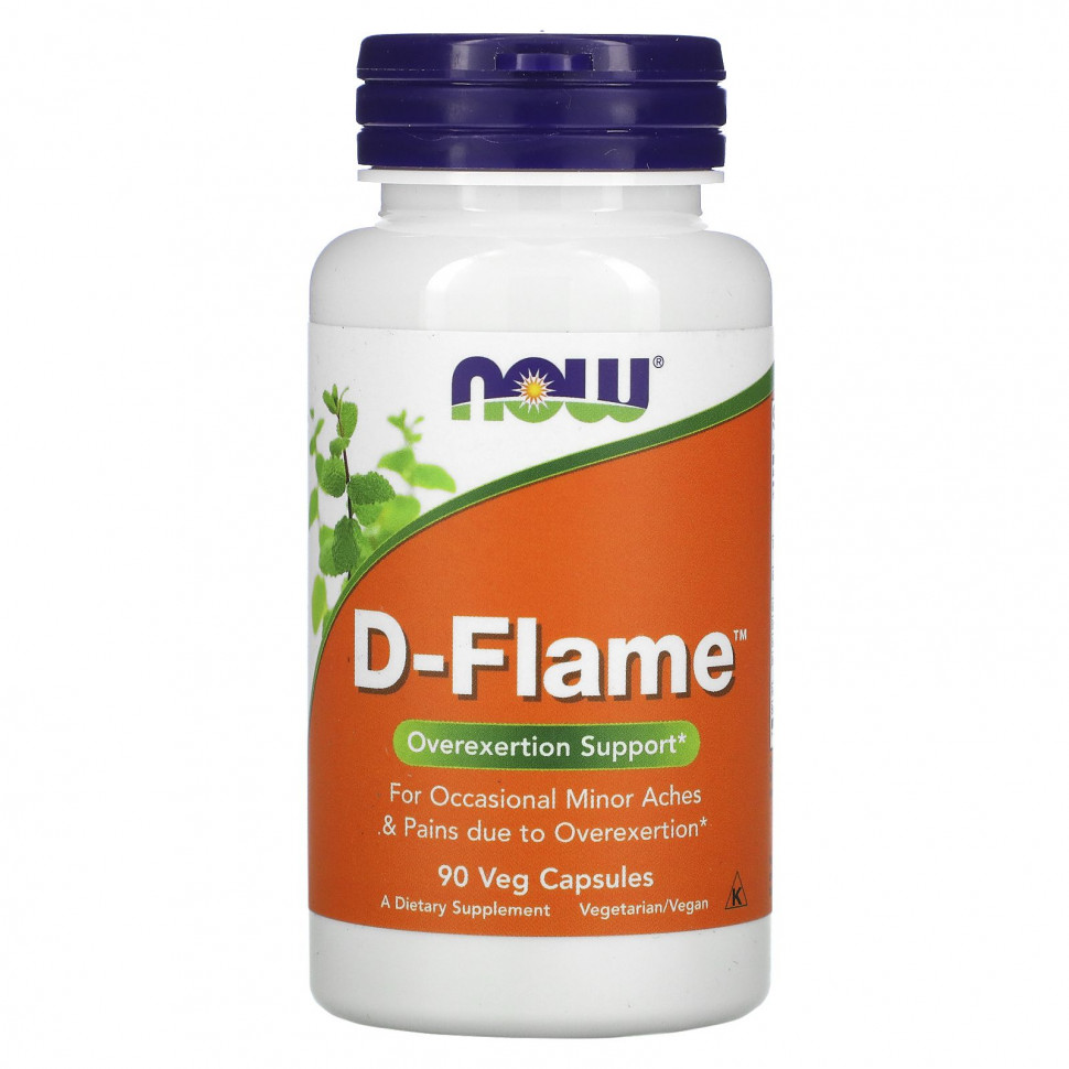   NOW Foods, D-Flame, 90      -     -,    