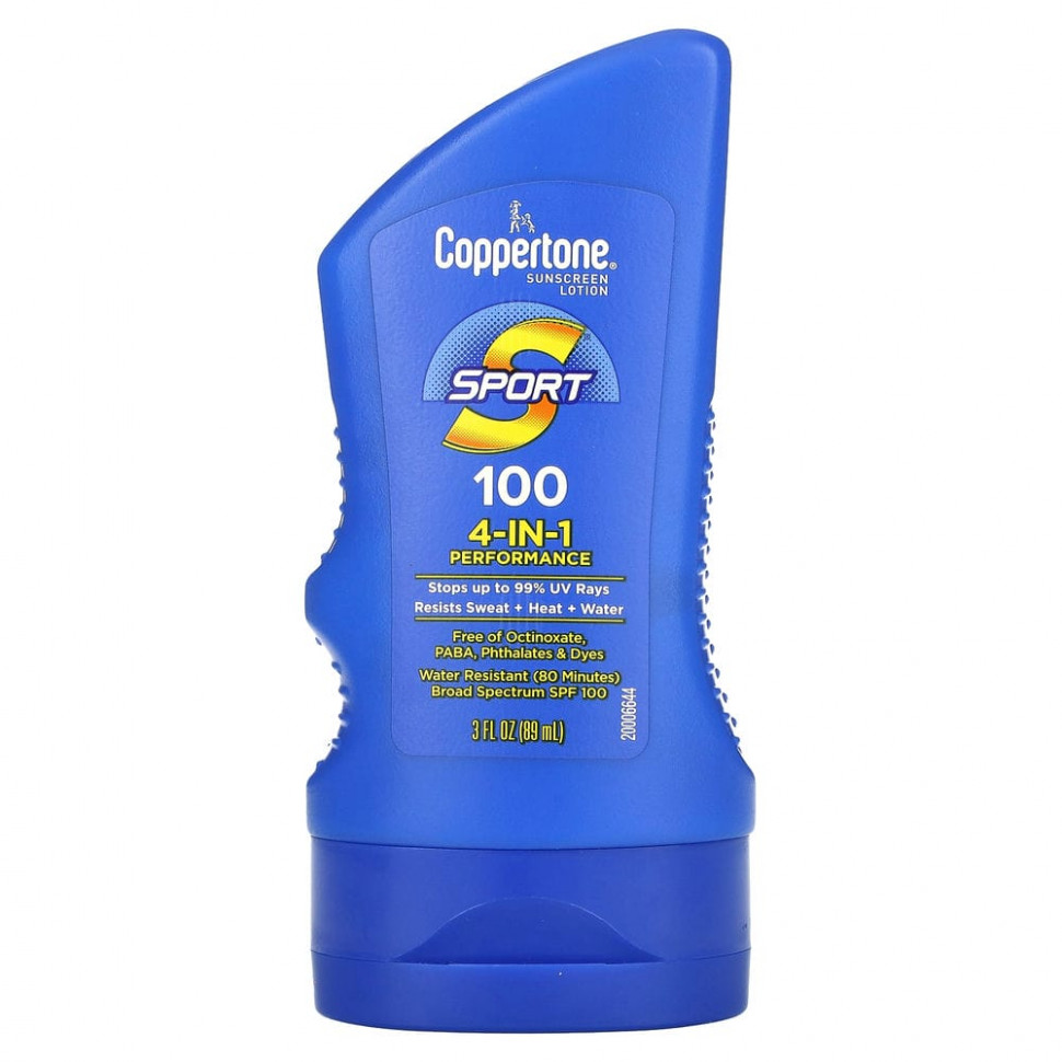   Coppertone, Sport,  ,  4--1, SPF 100, 89  (3 . )    -     -,    