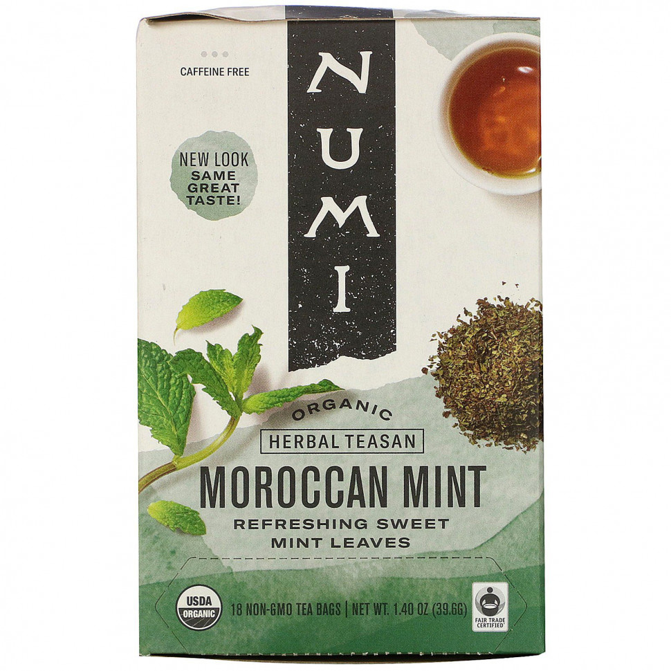   Numi Tea, Organic Herbal Teasan,  ,  , 18  , 39,6  (1,40 )    -     -,    