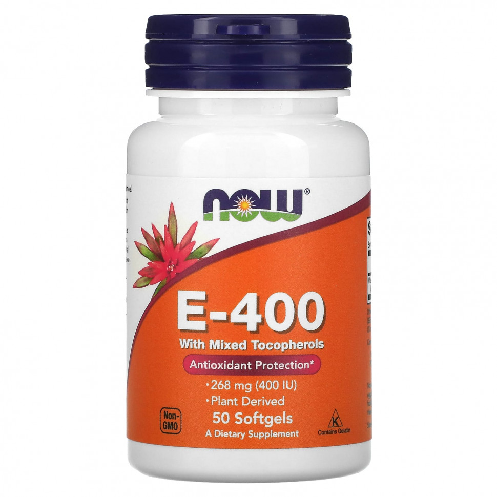   NOW Foods, E-400, 268  (400 ), 50      -     -,    