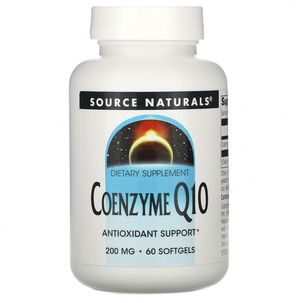   Source Naturals,  Q10, 200 , 60      -     -,    