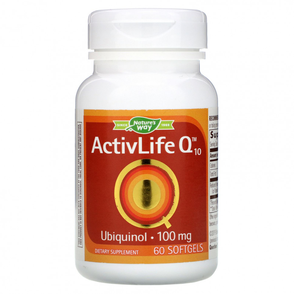   Nature's Way, ActivLife  Q10, 100 , 60     -     -,    