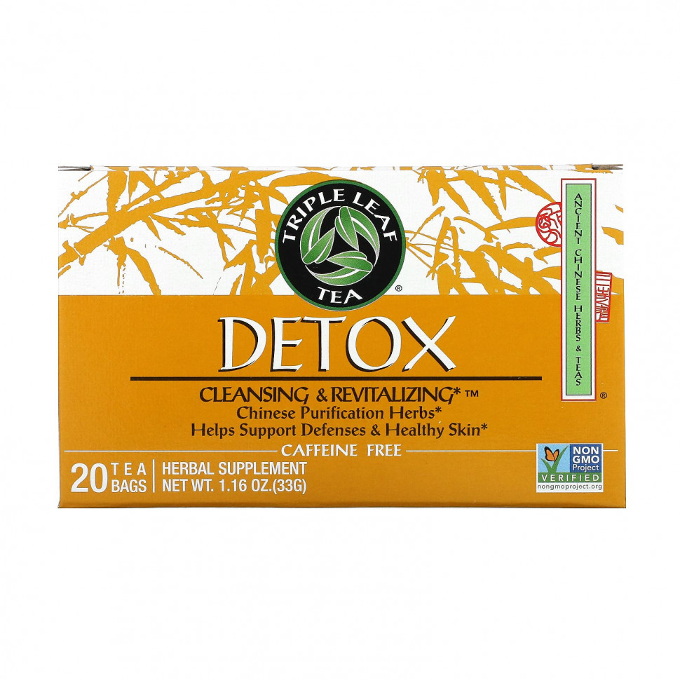   Triple Leaf Tea, Detox,  , 20  , 33  (1,16 )    -     -,    