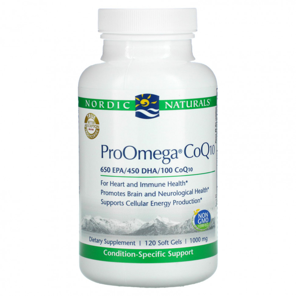   Nordic Naturals, ProOmega CoQ10, 1000 , 120      -     -,    