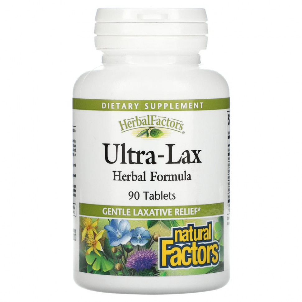   Natural Factors, Ultra-Lax,  , 90     -     -,    