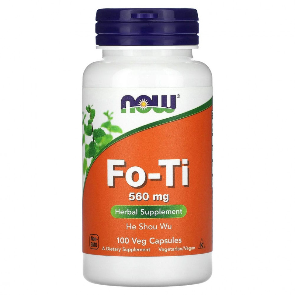   NOW Foods, Fo-Ti, He Shou Wu,   560 , 100      -     -,    