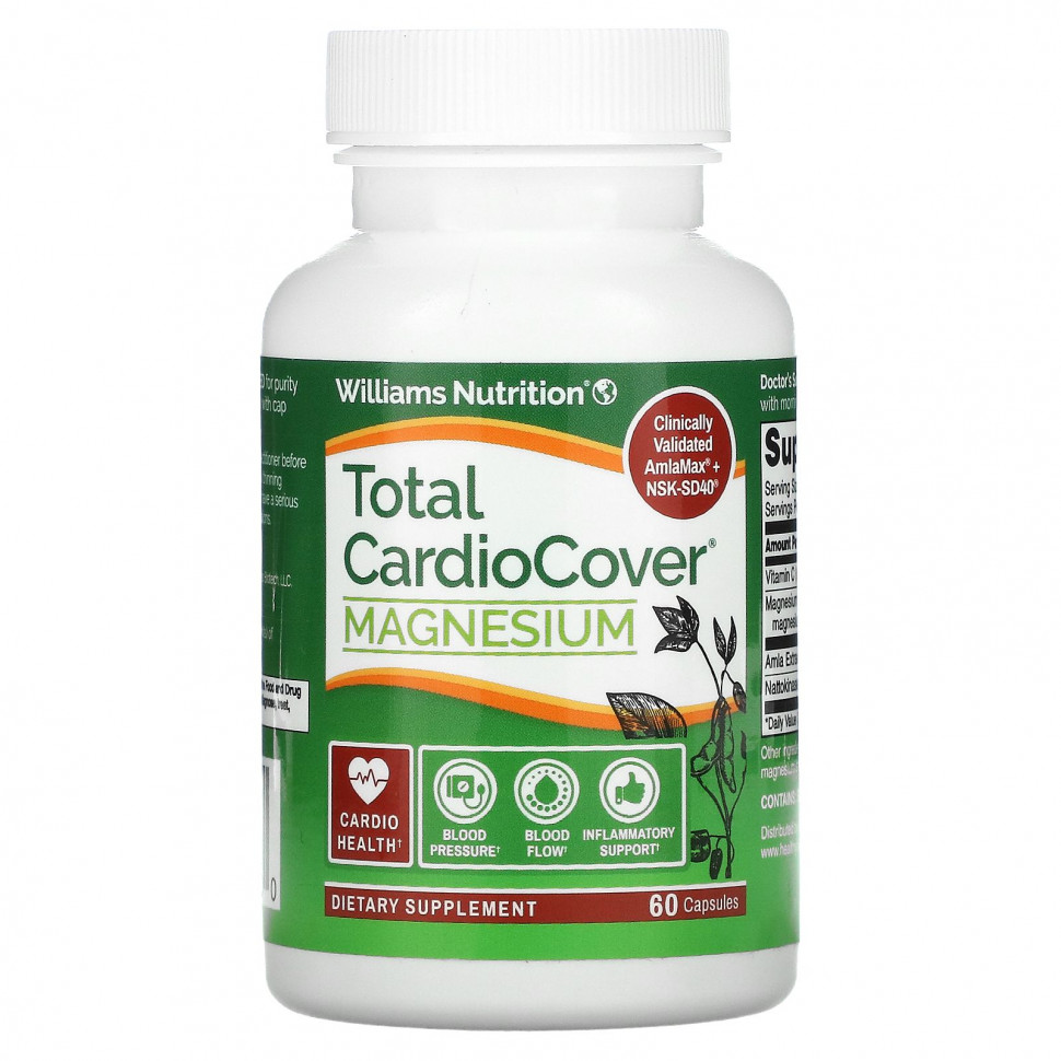   Williams Nutrition, Total Cardio Cover + , 60     -     -,    