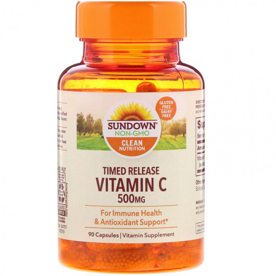   Sundown Naturals,  C,  , 500 , 90     -     -,    