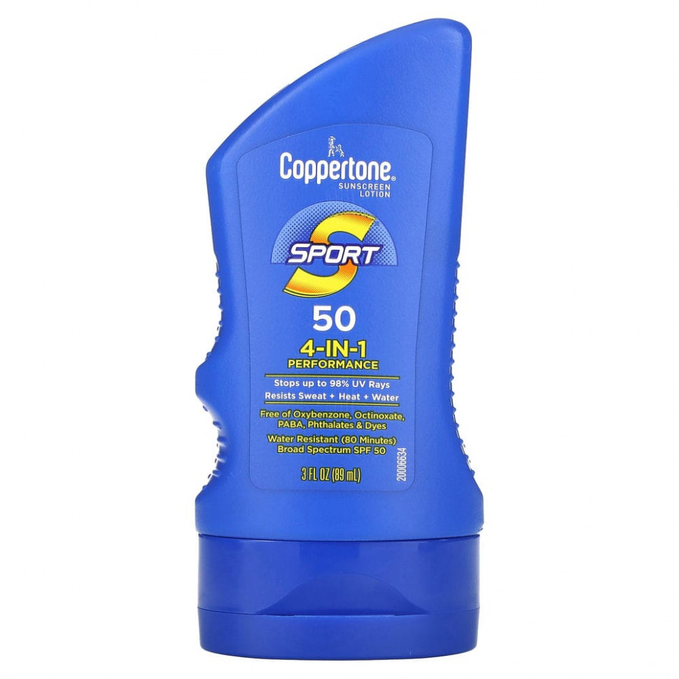   Coppertone, Sport,  ,  4--1, SPF 50, 89  (3 . )    -     -,    