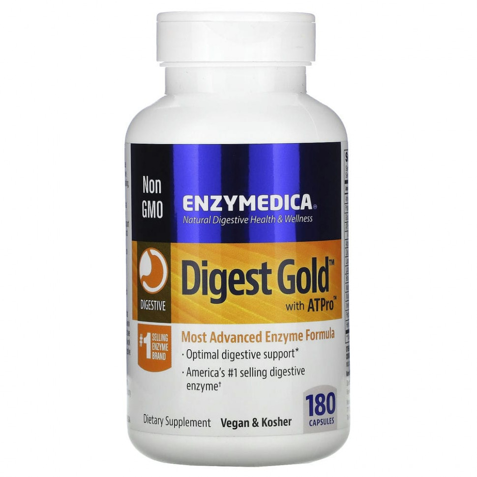   Enzymedica, Digest Gold  ATPro, 180     -     -,    