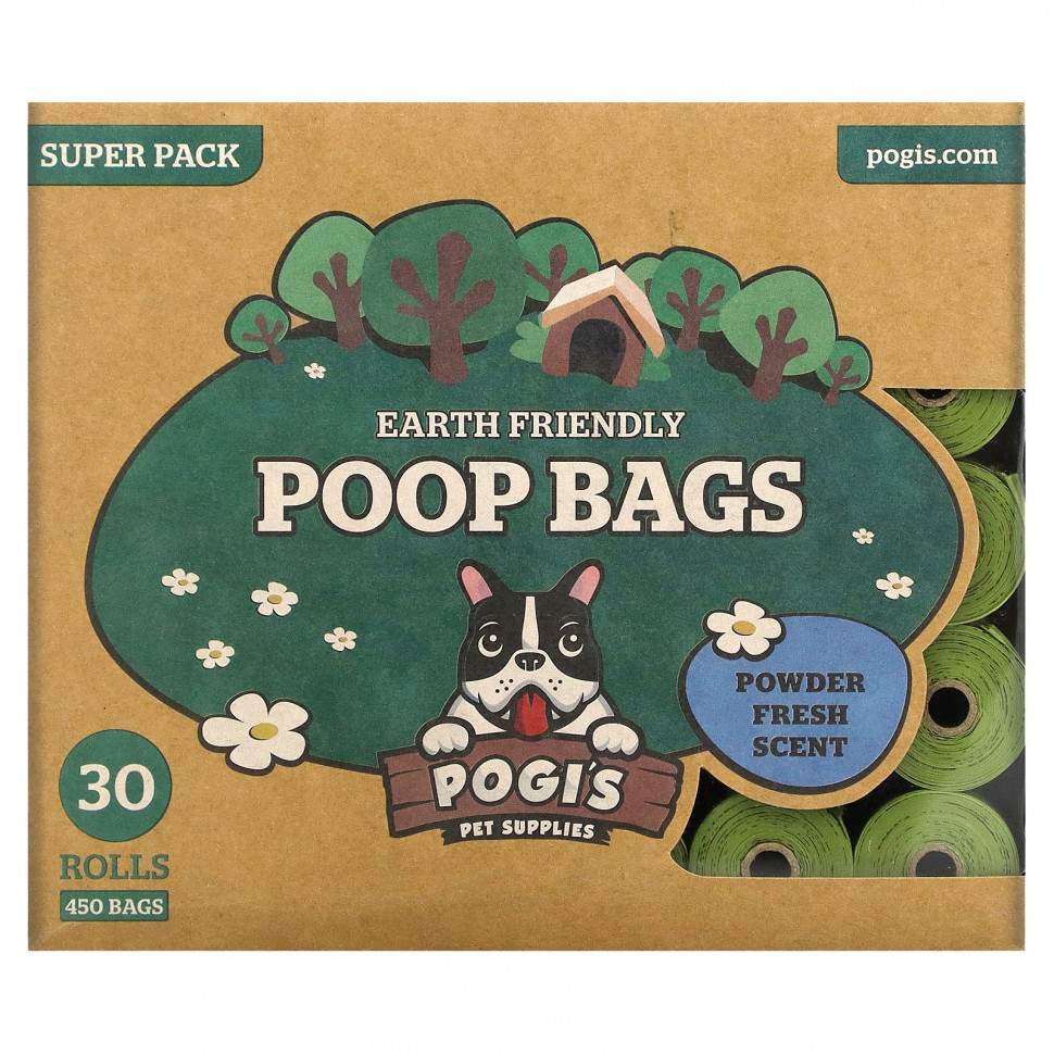   Pogi's Pet Supplies, Earth Friendly Poop Packages,  , 30 , 450     -     -,    