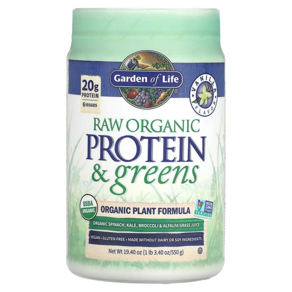   Garden of Life, RAW Protein & Greens,    , , 550  (19,40 )    -     -,    