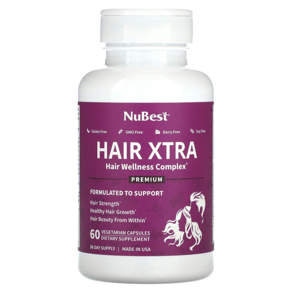   NuBest, Hair Xtra, 60      -     -,    