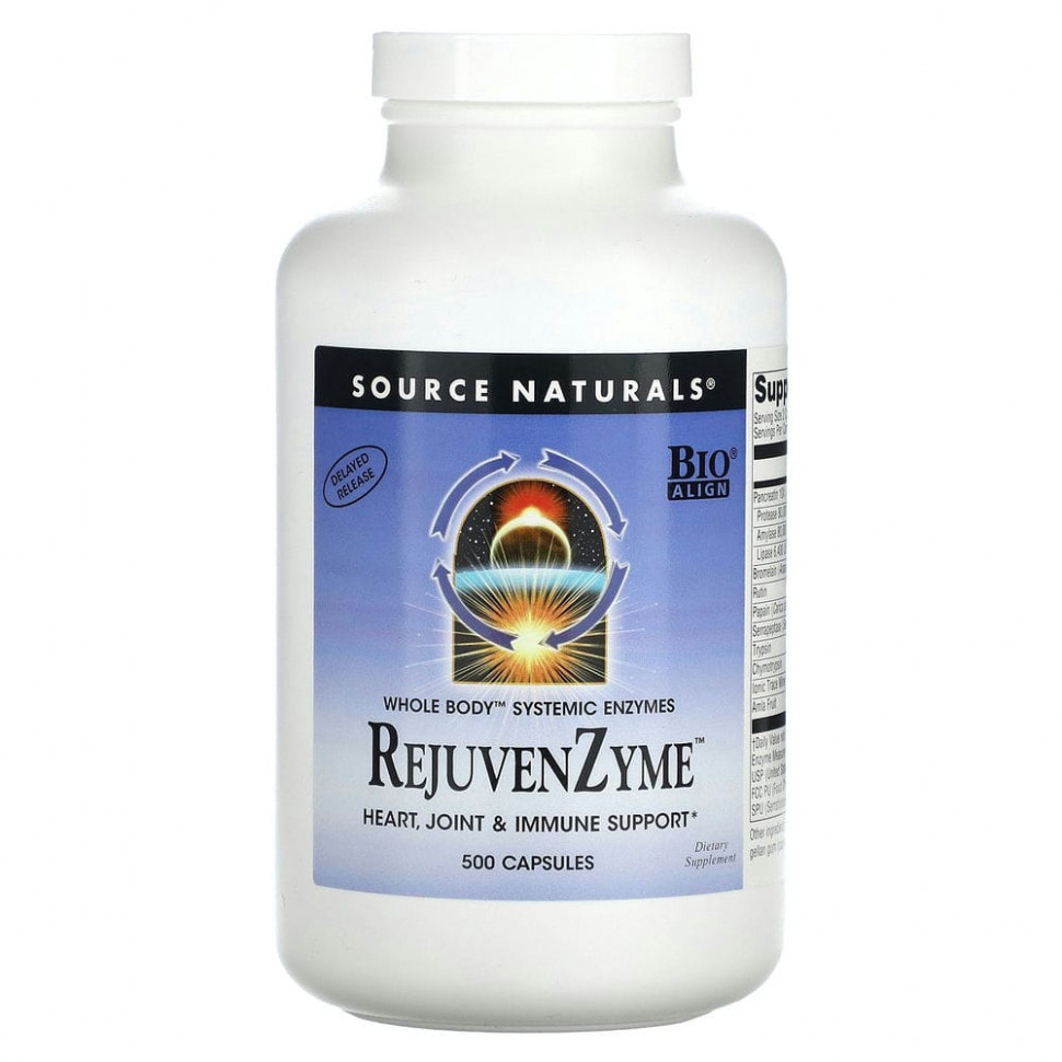   Source Naturals, RejuvenZyme`` 500     -     -,    