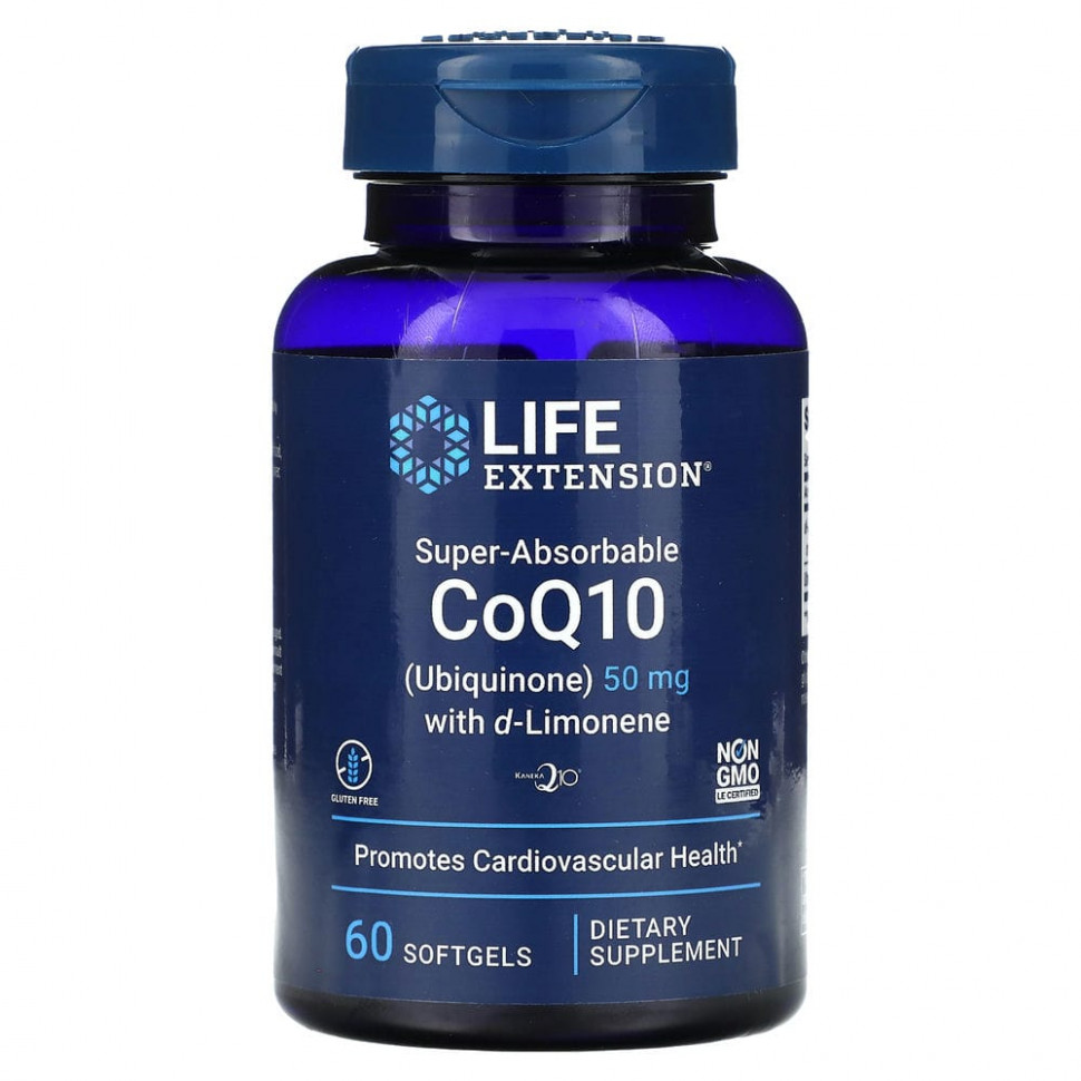   Life Extension, -  Q10  d-, 50 , 60      -     -,    