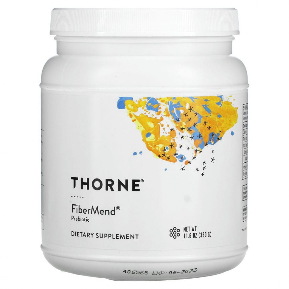   Thorne Research, FiberMend, 11,6  (330 )    -     -,    