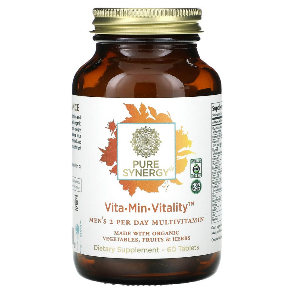   Pure Synergy, Vita-Min-Vitality  , 60     -     -,    