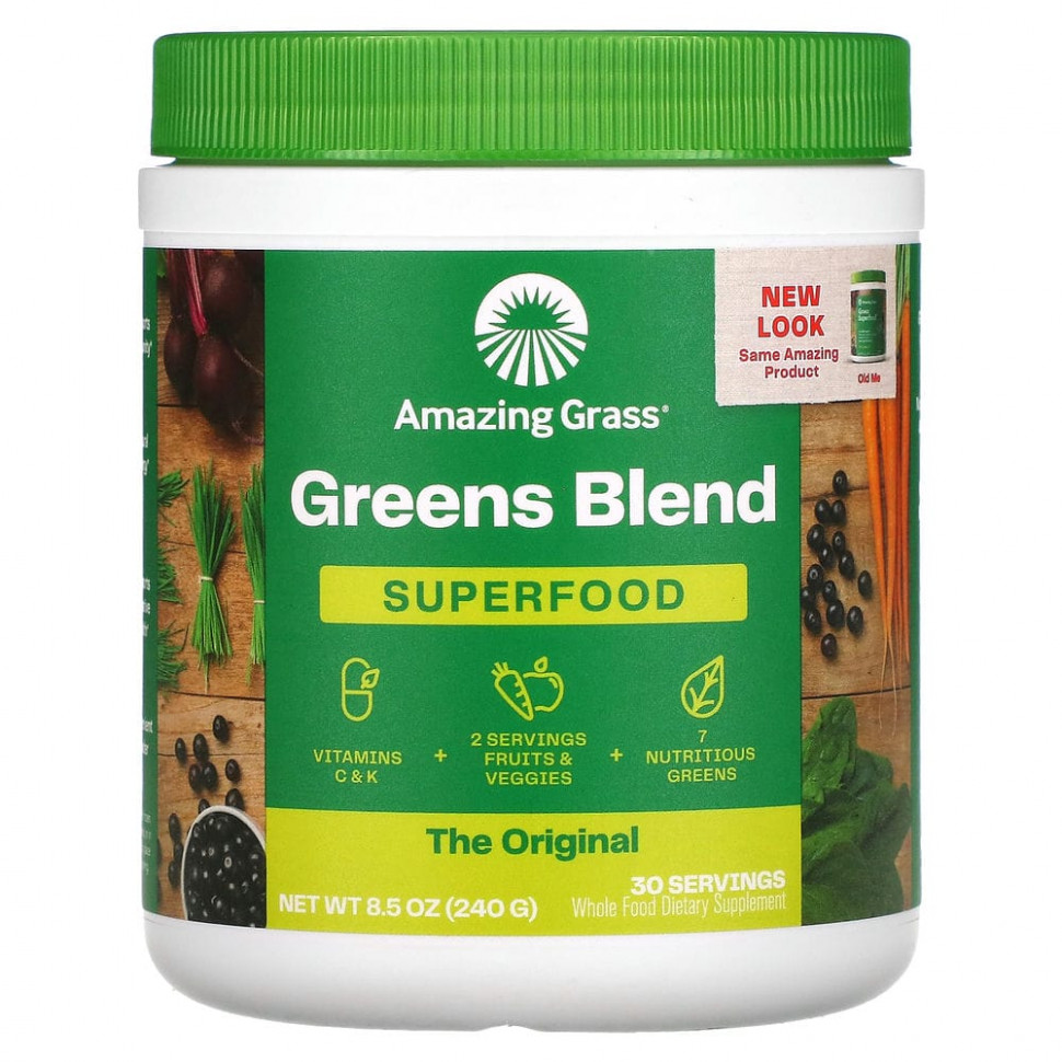   Amazing Grass, Green Superfood, The Original, 240  (8,5 )    -     -,    