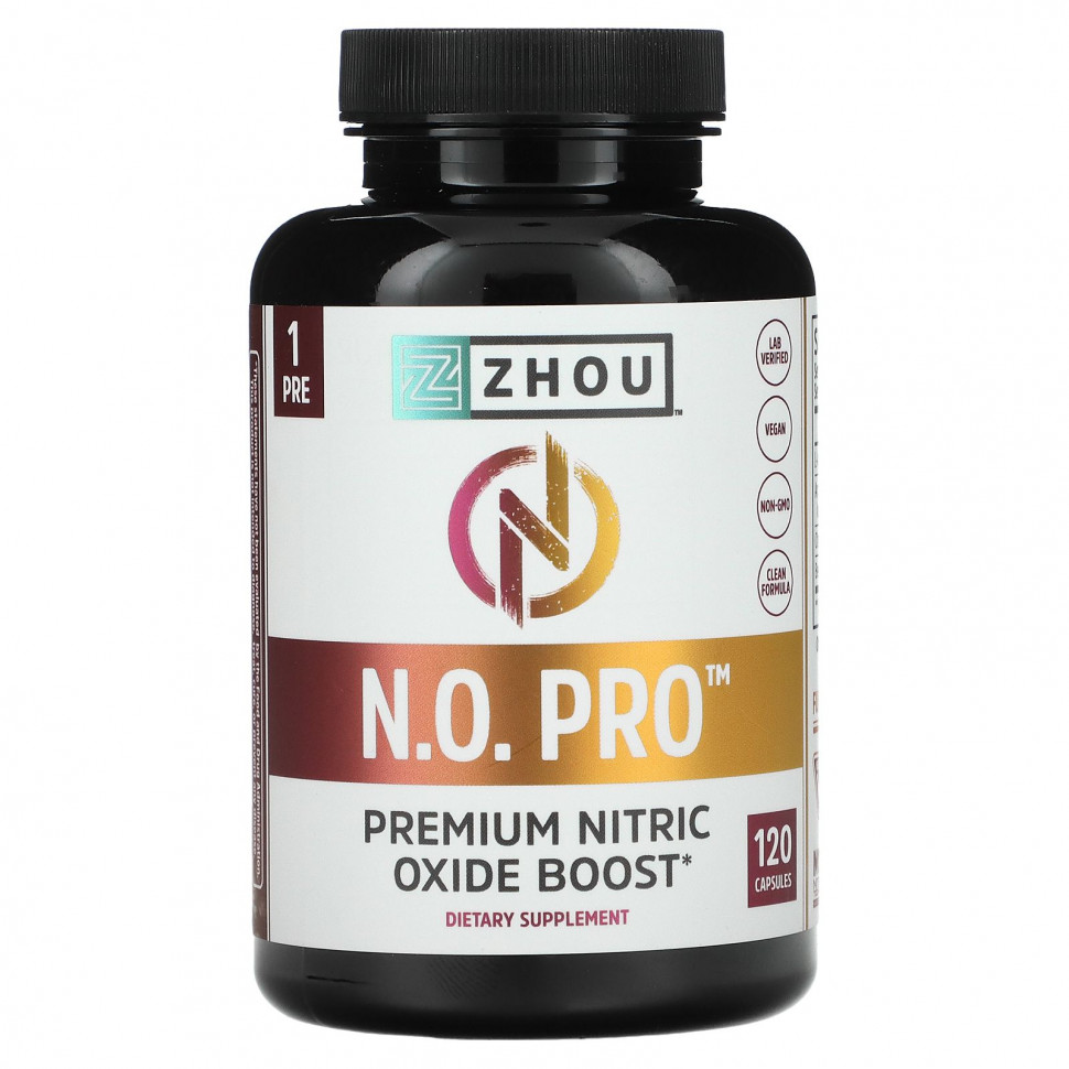   Zhou Nutrition,  N.O. Pro,      , 120     -     -,    