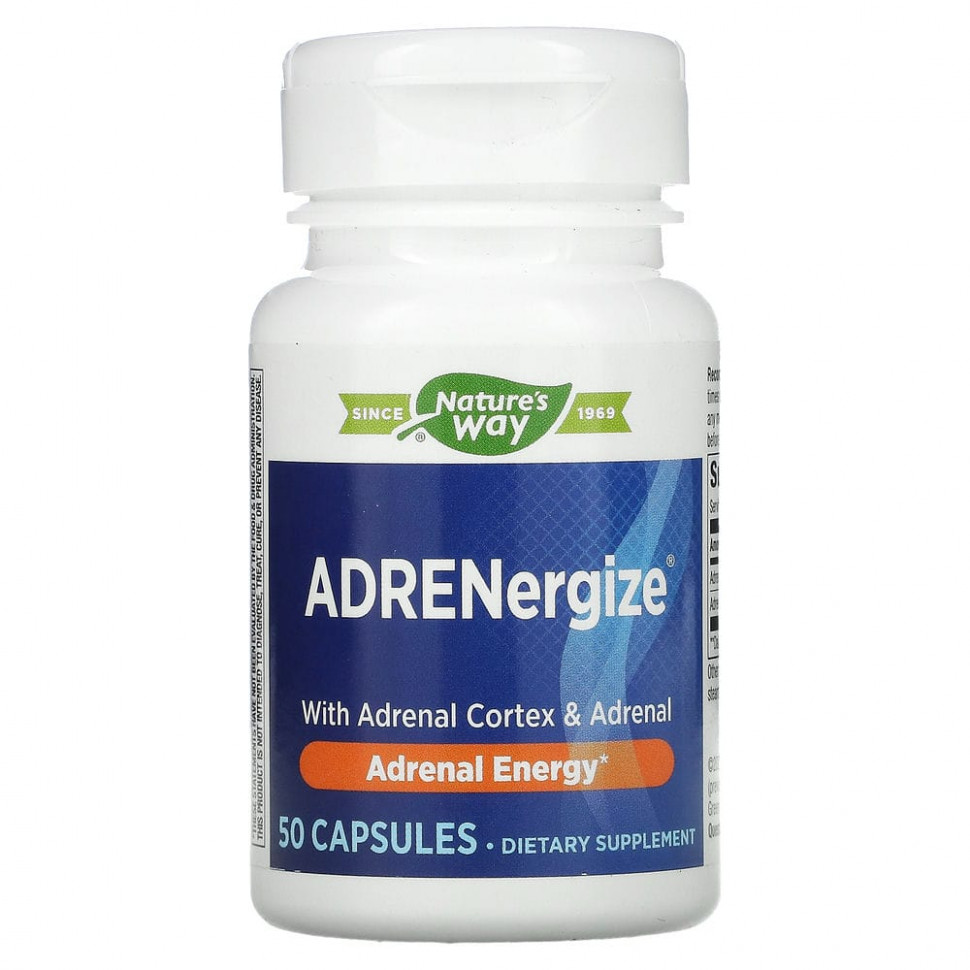   Enzymatic Therapy, ADRENergize,   , 50      -     -,    