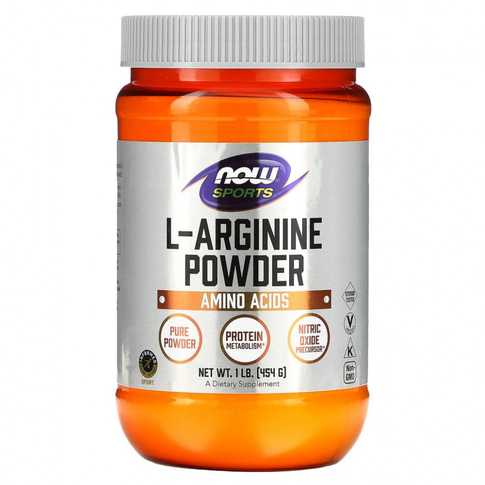   NOW Foods, Sports, L-Arginine Powder, 1  (454 )    -     -,    