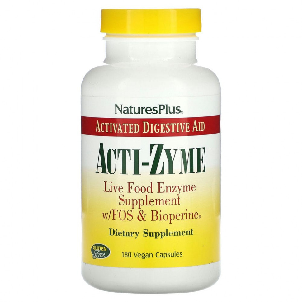   NaturesPlus, Acti-Zyme, 180      -     -,    