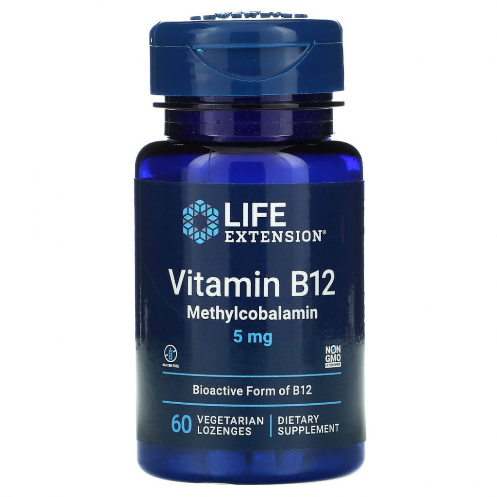   Life Extension,  B12, , 5 , 60      -     -,    